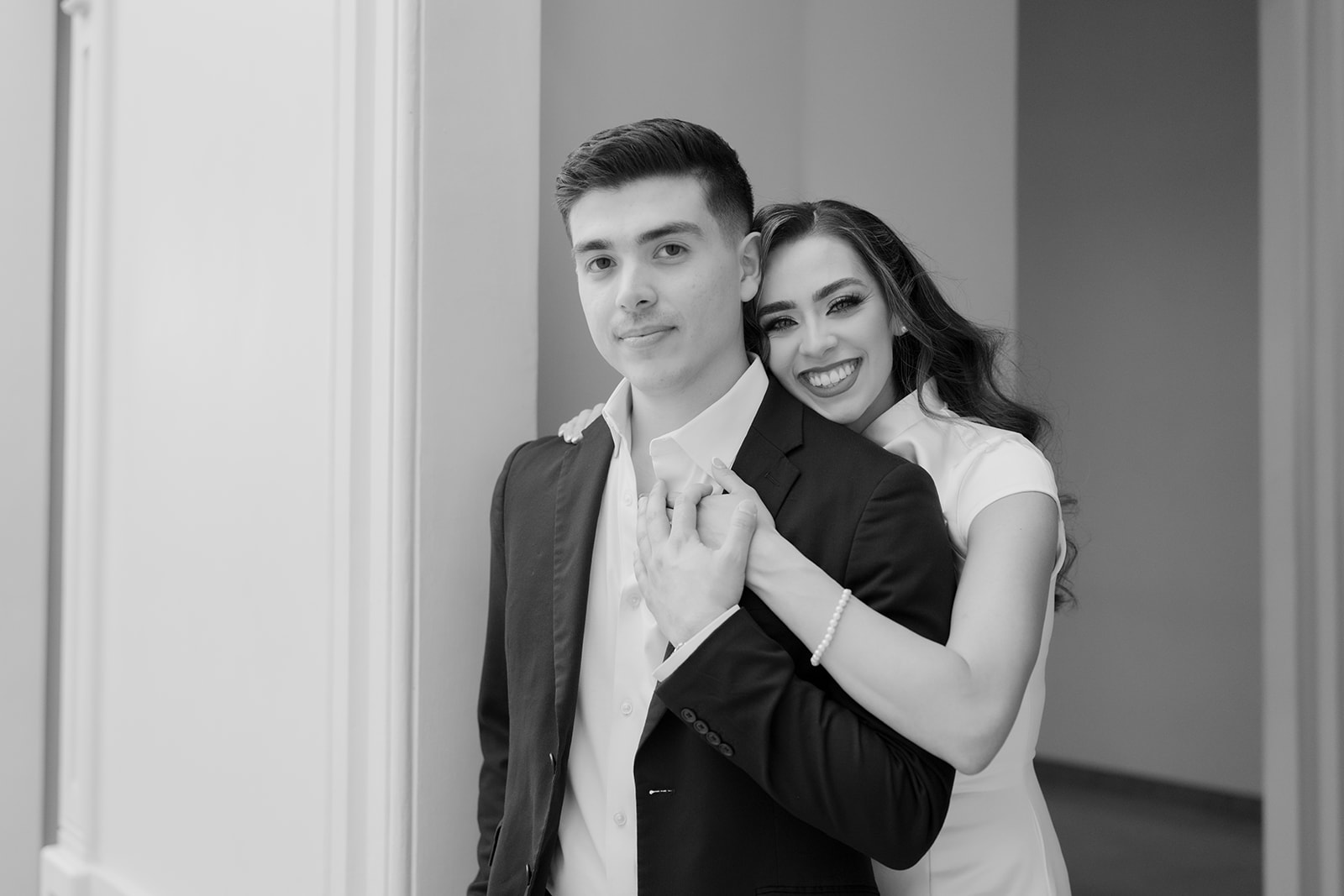 Kelsey and Jose Elias engagement portrait