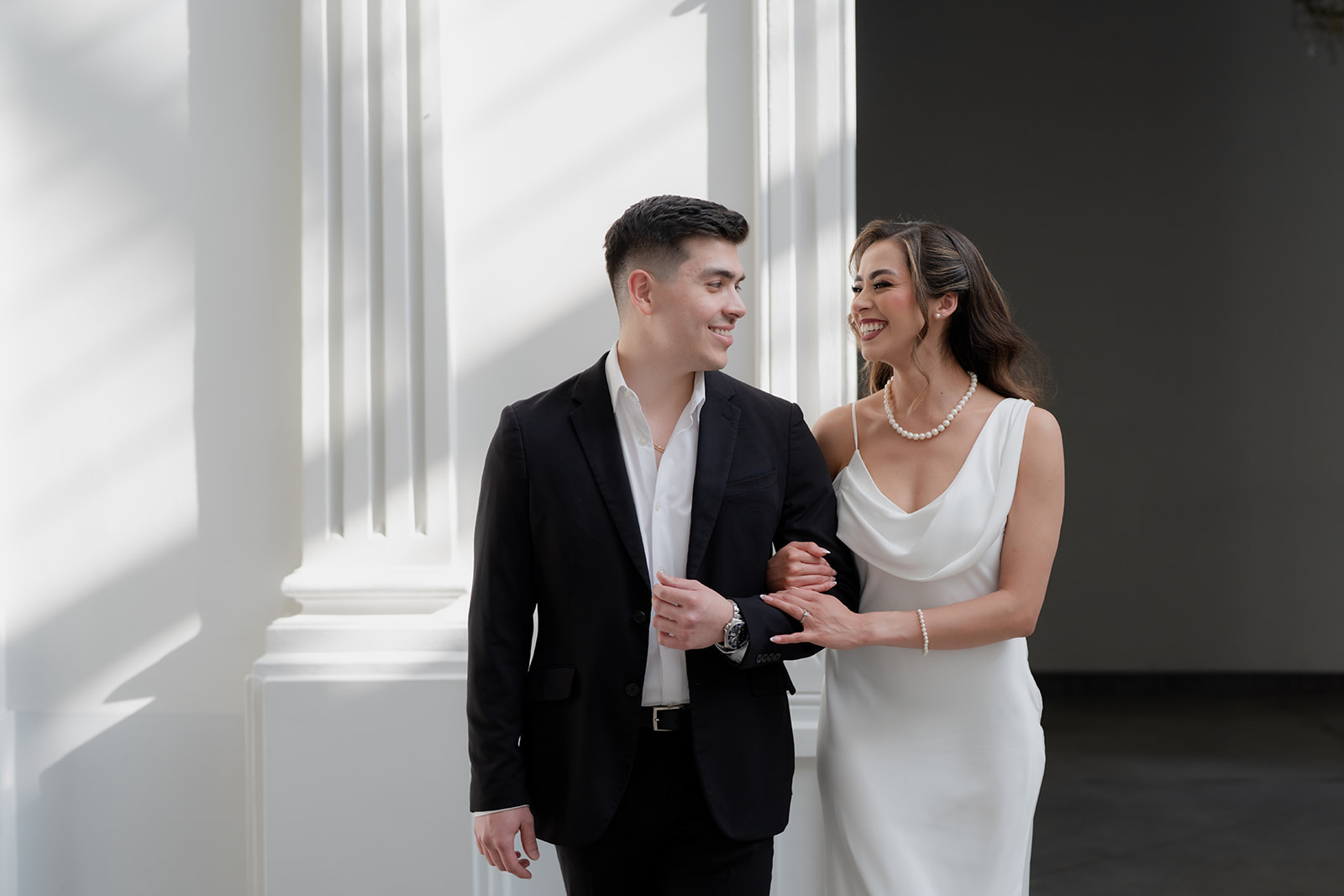 Kelsey and Jose Elias engagement portrait